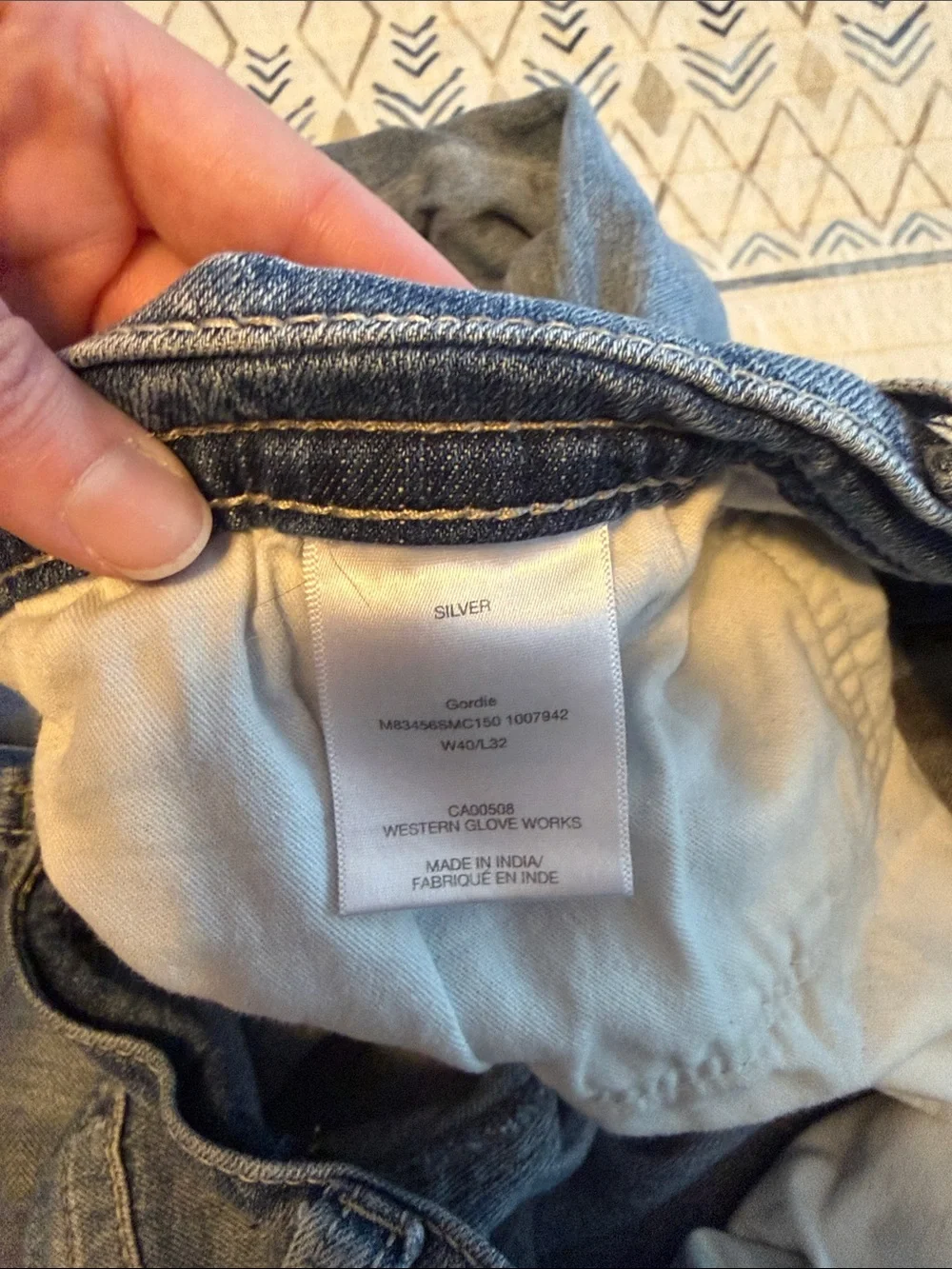 Silver Jeans Men's Relaxed Fit Faded Blue Denim
